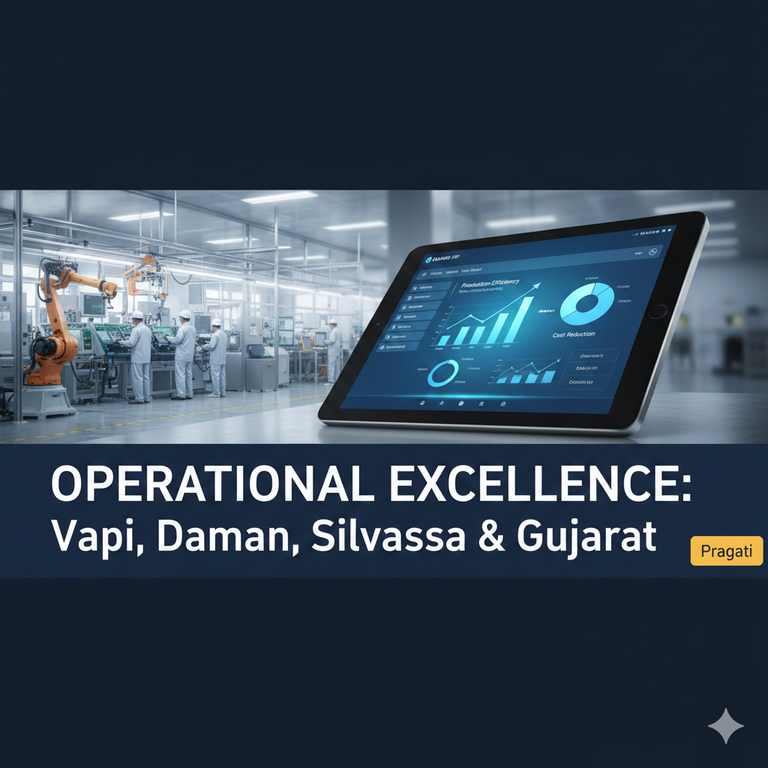 Operational Excellence in Silvassa,Vapi,Daman & Gujarat: How Local Manufacturers Can Compete Globally - Cover Image